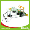 2015 Terrain de jeu d&#39;attractions Outdoor Plastic Playset se conforme au certificat GS Norme européenne